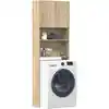 Image de vidaXL Meuble de machine à laver chêne sonoma bois d'ingénierie
