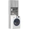 Image de vidaXL Meuble de machine à laver sonoma gris bois d'ingénierie