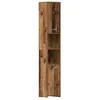 Image de vidaXL Armoire Salle de Bain Vieux Bois 30x30x183,5 cm Bois ingénierie