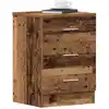 Image de vidaXL Table de chevet vieux bois 38x35x55 cm bois d'ingénierie