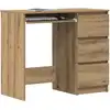 Image de vidaXL Bureau chêne artisanal 90x45x76 cm bois d'ingénierie