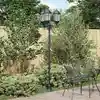 Image de vidaXL Lumière de jardin Vert vintage brossé 57 x 49 x 241 cm