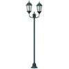 Image de vidaXL Lumière de jardin Vert vintage brossé 68 x 20 x 235 cm, Jardin et terrasse, éclairage vintage, lampes solides pour chemins, illumination classique, accessoires déco