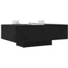 Image de vidaXL Table Basse Chêne Noir 85 x 55 x 31 cm, Table de Salon, café Moderne, Fini Minimaliste, Surface Pratique pour Un Style Urbain