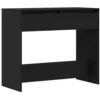 Image de vidaXL Table Console chêne Noir 89x41x76,5 cm Bois d'ingénierie, Table de canapé, Table Console de Couloir, derrière la Table du canapé