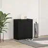 Image de vidaXL Cabinet à chaussures avec étagère Chêne noir 59 x 35 x 70 cm