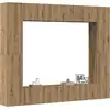 Image de vidaXL Ensemble de meuble TV mural 8 pcs chêne artisanal