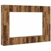 Image de vidaXL Meubles TV muraux 8 pcs Vieux Bois Bois d'ingénierie, Banc TV, Meuble HiFi, Centre de Divertissement, Buffet TV, Meuble multimédia, Console TV