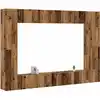 Image de vidaXL Ensemble de meuble TV mural 8 pcs vieux bois bois d'ingénierie
