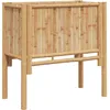 Image de vidaXL Lit surélevé Marron 70 x 35 x 70 cm Bambou, Jardin Moderne, lit surélevé en Bambou, écologique, Parfait pour Planter Dehors, aménager Ton Espace