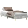 Image de vidaXL Cadre de lit Gris béton 203 x 93 x 25 cm Bois d'ingénierie, Lit Plateforme Moderne et Minimaliste, Meuble d'intérieur Durable, Design Simple, Pas Besoin de sommier, Soutien Solide