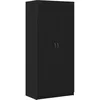 Image de vidaXL Armoire Chêne Noir 90 x 52 x 200 cm Bois d'ingénierie