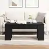 Image de vidaXL Table basse Chêne noir 102 x 55 x 42 cm Bois d'ingénierie