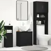 Image de vidaXL Armoire de bain chêne noir 60x33x60 cm bois d'ingénierie
