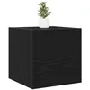 Image de vidaXL Meuble TV Mural Chêne Noir 30,5 x 30 x 30 cm Bois d'ingénierie, Meuble Mural rectangulaire Moderne, Stockage Pratique pour Audio, Support TV, Centre de Divertissement, Gain d’Espace
