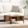 Image de vidaXL Table basse Bois Ancien 60 x 60 x 30 cm