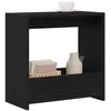 Image de vidaXL Table d'appoint Chêne Noir 50 x 26 x 50 cm Bois d'ingénierie, Table de Salon, Style Moderne, Meuble Durable, Solution Compacte, Décor Minimaliste, Chic pour Intérieur