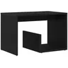 Image de vidaXL Table d'appoint Chêne Noir 59 x 36 x 38 cm Bois d'ingénierie, Table d'appoint Moderne, Durable et Fonctionnelle pour Salon, Gain de Place assuré