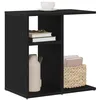 Image de vidaXL Table d'appoint Chêne Noir 50 x 30 x 50 cm Bois d'ingénierie, Table d’appoint Moderne, compacte et élégante, Meuble en Bois Durable pour Votre Salon