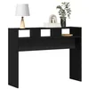 Image de vidaXL Table Console Noir Chêne 105x30x80 cm en Bois d'ingénierie