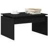 Image de vidaXL Table Basse Chêne Noir 68 x 38 x 50 cm Bois d'ingénierie, Table Basse rectangulaire Chic, Meuble Moderne pour Salon, déco intérieure et élément Central du Lounge.