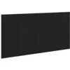 Image de vidaXL Tête de lit Chêne Noir 160 x 1,5 x 80 cm Bois d'ingénierie, Lit, Tête de lit Moderne, Décor Minimaliste, Bois reconstitué, Design rectangulaire, Style Contemporain