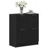 Image de vidaXL Buffet Chêne Noir 60 x 30 x 70 cm Bois d'ingénierie, Buffet rectangulaire Moderne, Meuble de Rangement résistant, Design épuré et Pratique pour Le Salon