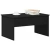 Image de vidaXL Table Basse Chêne Noir 80 x 50,5 x 41,5 cm Bois d'ingénierie, Table Basse Moderne, Design Fonctionnel, Accent élégant, Minimaliste Polyvalent, Style intérieur Chic