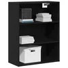 Image de vidaXL Cabinet Murale Suspendu Chêne Noir 69,5 x 32,5 x 90 cm, Salle à Manger, Meuble rectangulaire, élégant, Durable, Rangement généreux, Buffet Moderne, Cabinet Contemporain