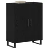Image de vidaXL Buffet Chêne Noir 69,5 x 34 x 90 cm Bois d'ingénierie