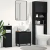 Image de vidaXL Meuble de Lavabo de Salle de Bain Chêne noir 58 x 33 x 60 cm