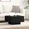Image de vidaXL Table basse Chêne noir 55 x 55 x 31 cm