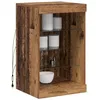 Image de vidaXL Buffet LED Bois Ancien 41 x 37 x 67 cm Bois d'ingénierie, Buffet élégant pour Salle à Manger, rectangulaire, Armoire LED Moderne, Rangement Multifonctionnel