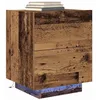 Image de vidaXL Cabinet de Chevet avec tiroir 2 pcs Bois Ancien 45 x 40 x 55 cm, Rangement Chambre, Table de Nuit Rustique avec tiroirs, Meuble USB, Organiseur Compact