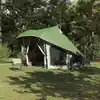 Image de vidaXL Tente Tipi familiale Tipi avec toit Vert 508 x 470 x 300 cm
