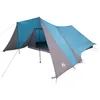 Image de vidaXL Tente Tipi avec Toit Bleu 660 x 456 x 200 cm Taffetas, Camping Aventure : Tente Tipi Moderne et spacieuse pour des Moments en Famille
