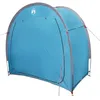 Image de vidaXL Tente de rangement pour vélos avec toit Bleu 210 x 90 x 174 cm, Tente moderne étanche pour jardin, abri extérieur, rangement vélo, équipement durable pour le camping