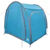 Image de vidaXL Tente de Rangement pour vélos avec Toit Bleu 218 x 156 x 180 cm, Rangement de Jardin et terrasse, Tente Moderne étanche, abri à vélos Durable, Montage Facile, sécurité Polyvalente