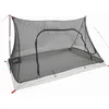 Image de vidaXL Tente intérieure Noir 220 x 128 x 110 cm Maille, Tente d'aventure, en Forme de cône, Design Moderne, légère et aérée, Portable, avec moustiquaire intégrée