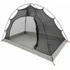 Image de vidaXL Tente avec Toit Autre Gris et Noir 236 x 150 x 136 cm, Tente de Jardin et terrasse, abri extérieur résistant, Camping en Famille, Protection Anti-Insectes, Facile à Monter