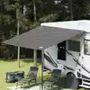 Image de vidaXL Tarp résistant à l'eau avec toit Gris et orange