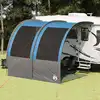 Image de vidaXL Tarp résistant à l'eau Arche avec toit
