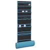 Image de vidaXL Sac de Rangement avec Stockage Noir et Bleu 125 x 48 cm Oxford, Sac Aventure, Rectangulaire, Moderne, Durable, Organisateur de Matériel, Accessoire Camping, Porté Extérieur