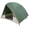 Image de vidaXL Tente de Camping avec Toit Vert 320 x 275 x 190 cm Taffetas, Tente Moderne imperméable pour Jardin, terrasse, abri spacieux à Deux Portes, Aventure en Plein air