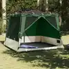 Image de vidaXL Tente intérieure avec toit Vert 291 x 291 x 240 cm taffetas