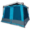 Image de vidaXL Tente intérieure avec Toit Bleu 291 x 291 x 240 cm Taffetas, Tente Moderne pour Jardin et terrasse, spacieuse, Double Porte, intérieur en Tulle, accès Facile