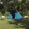 Image de vidaXL Tente de camping avec toit Bleu 223 x 163 x 130 cm taffetas
