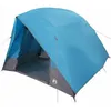 Image de vidaXL Tente de Camping avec Toit Bleu 275 x 230 x 140 cm Taffetas, Tente Moderne imperméable pour Jardin, terrasse, abri spacieux à Deux Portes, Aventure en Plein air