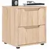Image de vidaXL Table de chevet VISNES chêne sonoma 45x40x50 cm bois ingénierie