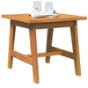 Image de vidaXL Table d'appoint Huile Naturelle Bois d'Acacia Massif, Set Al Fresco, Meuble extérieur Moderne, chaises de Jardin minimalistes, Salon terrasse Tout Temps